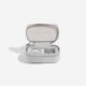 Pebble Grey Petite Zipped Jewellery Box